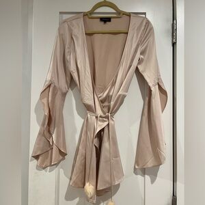 majorelle wrap dress